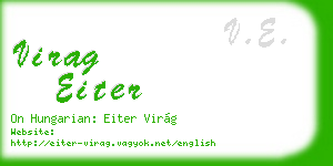 virag eiter business card